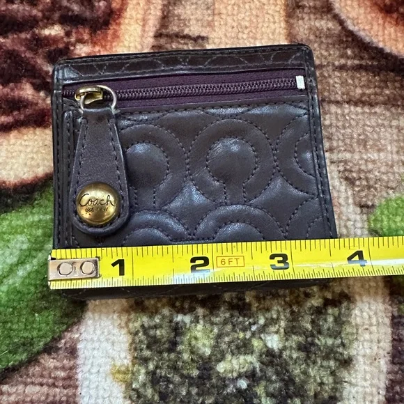 Coach Optic Art Signature C Small Leather Wallet - Picture 3 of 10